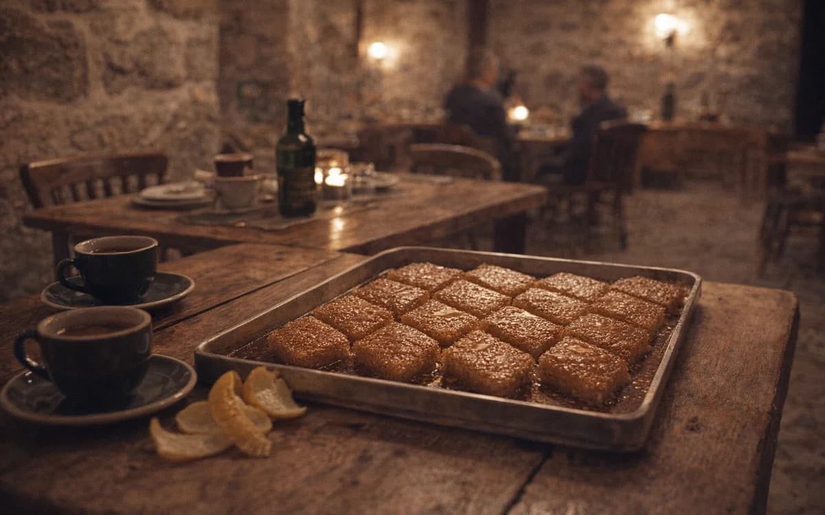 Revani Recipe: Albanian Semolina Cake With Lemon Syrup